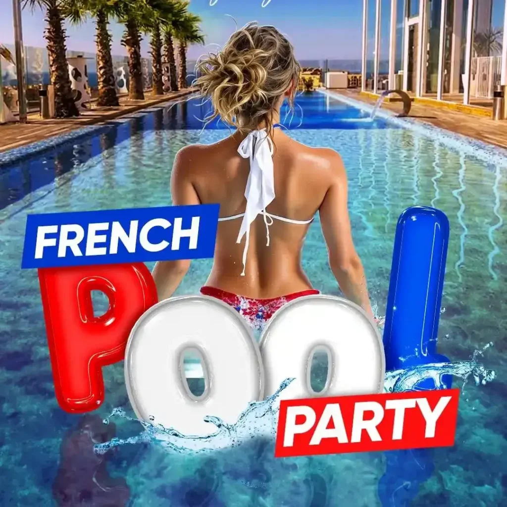 French Pool Party – Infinity Rooftop – Hugo’s Boutique Hotel Malta: French rap, urban hits, rooftop pool access and full summer vibes.