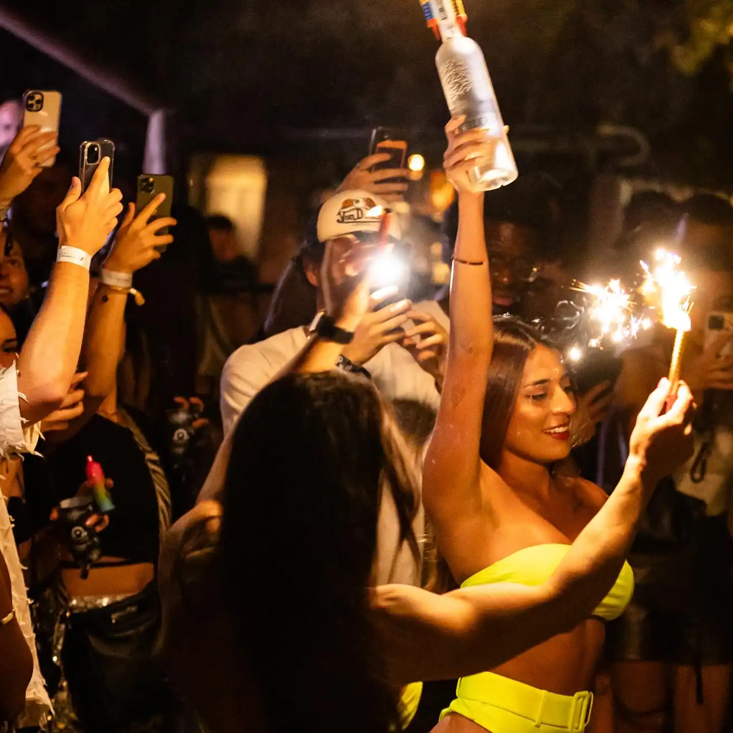 A luxurious VIP bottle service experience at Gianpula