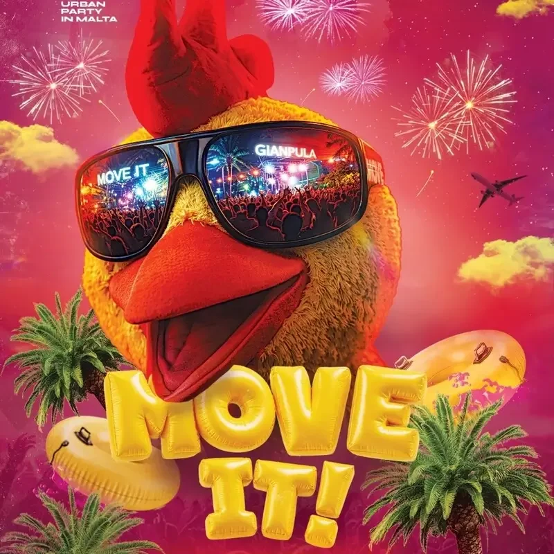 Move It Gianpula Malta Reggaeton: a high-energy Reggaeton night in the heart of Gianpula.