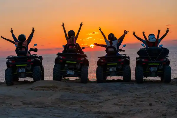 Sunset quad safari in Gozo with Comino & Blue Lagoon.