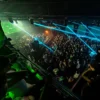 Excited crowd at the Le Classico French Party at Sky Club Malta.