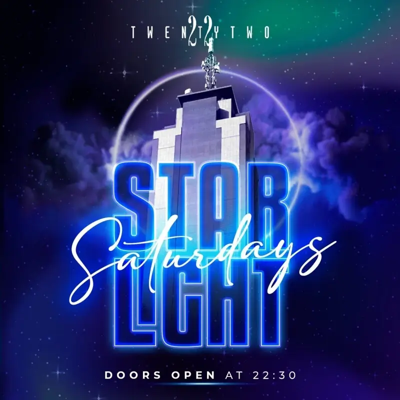 Starlight Twenty Two Malta: exclusive Saturday rooftop night with panoramic views and international commercial hits.