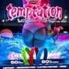 Temptation Pool Party poster on the Hugo Hotel Malta rooftop with colored bracelets